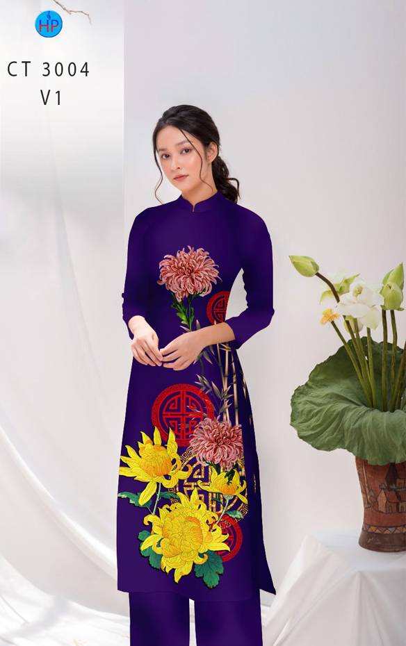 01 Set - Ao Dai - Traditional Vietnamese Long Dress Collections with Pants - Silk 3D - All Size