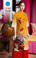 Load image into Gallery viewer, 01 Set - Ao Dai - Traditional Vietnamese Long Dress Collections with Pants - Silk 3D - All Size
