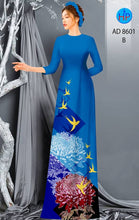 Load image into Gallery viewer, 01 Set - Ao Dai - Traditional Vietnamese Long Dress Collections with Pants - Silk 3D - All Size

