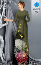 Load image into Gallery viewer, 01 Set - Ao Dai - Traditional Vietnamese Long Dress Collections with Pants - Silk 3D - All Size
