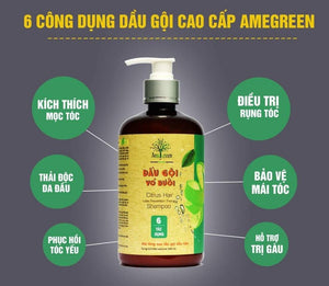 Dầu Gội Vỏ Bưởi AmeGreen 600ml