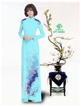 Load image into Gallery viewer, 1 sai - Traditional Vietnamese Long Dress Collections with Pants - Silk 3D - All Size - Hoa Cuc
