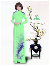 Load image into Gallery viewer, 1 Set - Traditional Vietnamese Long Dress Collections with Pants - Silk 3D - All Size - Hoa Cuc
