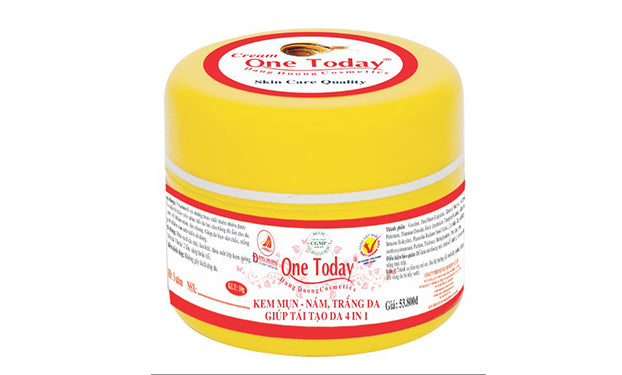 02 Boxs - KEM MỤN NÁM TRẮNG DA GIÚP TÁI TAO DA 4 TRONG 10Gram - MỸ PHẨM ONE TODAY