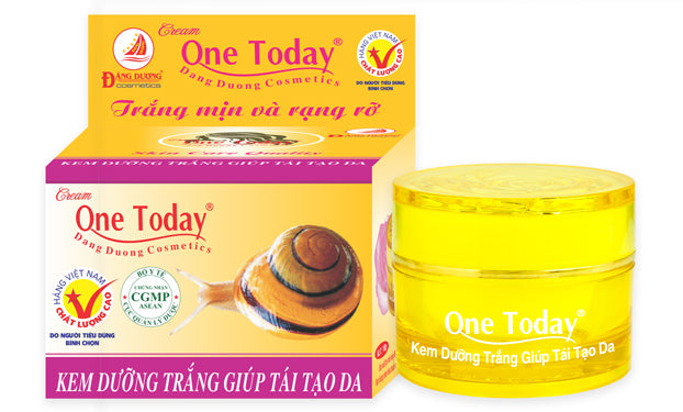 02 Boxs - KEM DƯỠNG TRẮNG GIÚP TÁI TẠO DA * 8Gram - MỸ PHẨM ONE TODAY