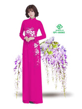 Load image into Gallery viewer, 1 Set - Traditional Vietnamese Long Dress Collections with Pants - Silk 3D - All Size - Hoa Cuc
