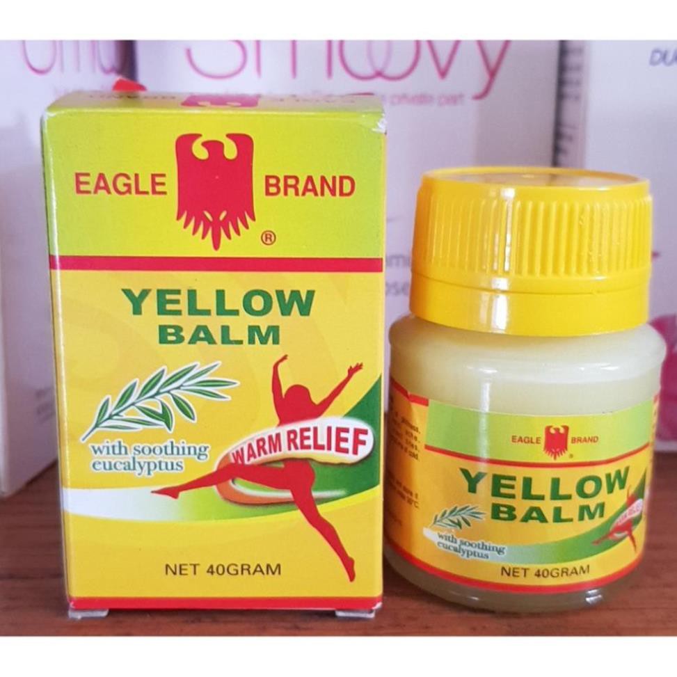 04 Boxs - Cao xoa Eagle Brand Yellow Balm (40g)