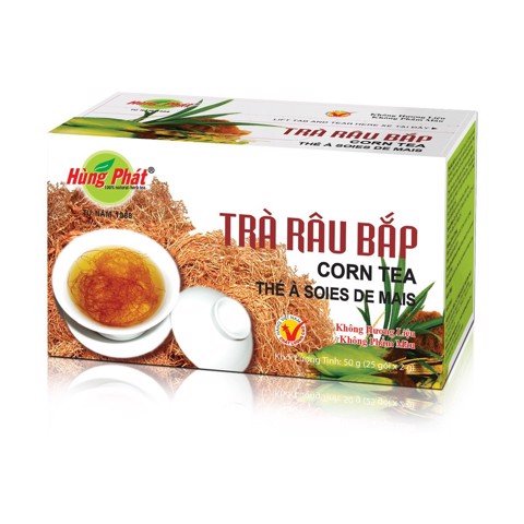 2 Boxs-  Tra Hung Phat - Hung Phat Tea -Trà Râu Bắp - Corn Tea