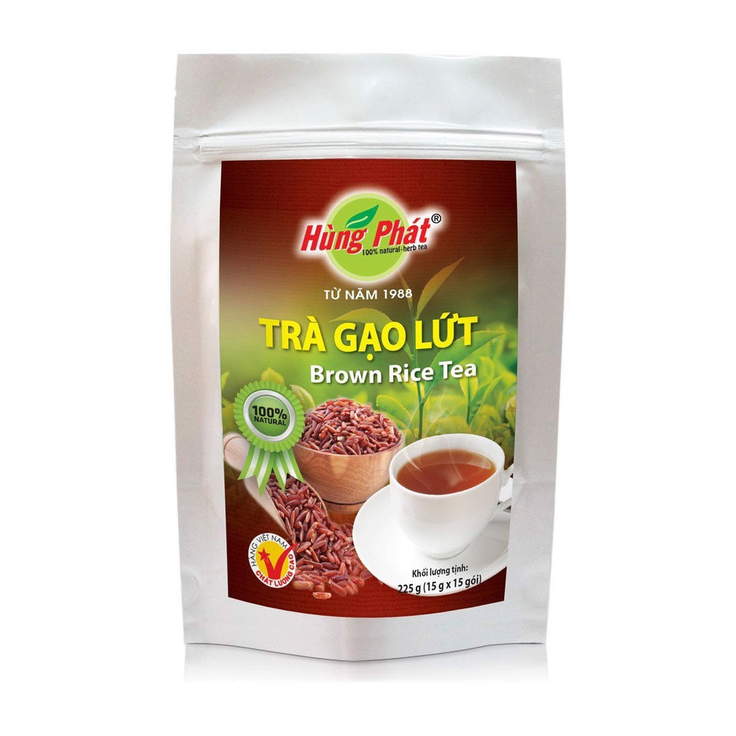 2 Boxs-  Tra Hung Phat - Hung Phat Tea -Trà Gạo Lứt - Brown Rice Tea