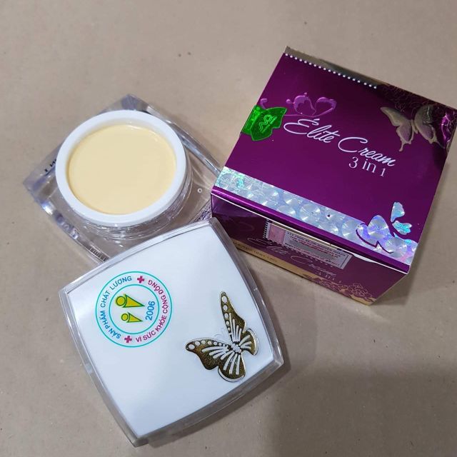 03 boxes - Elite Cream 3 in 1 - Nguyen Quach - acne preventing - lightening renewable - Ship from USA time 7-14 Days