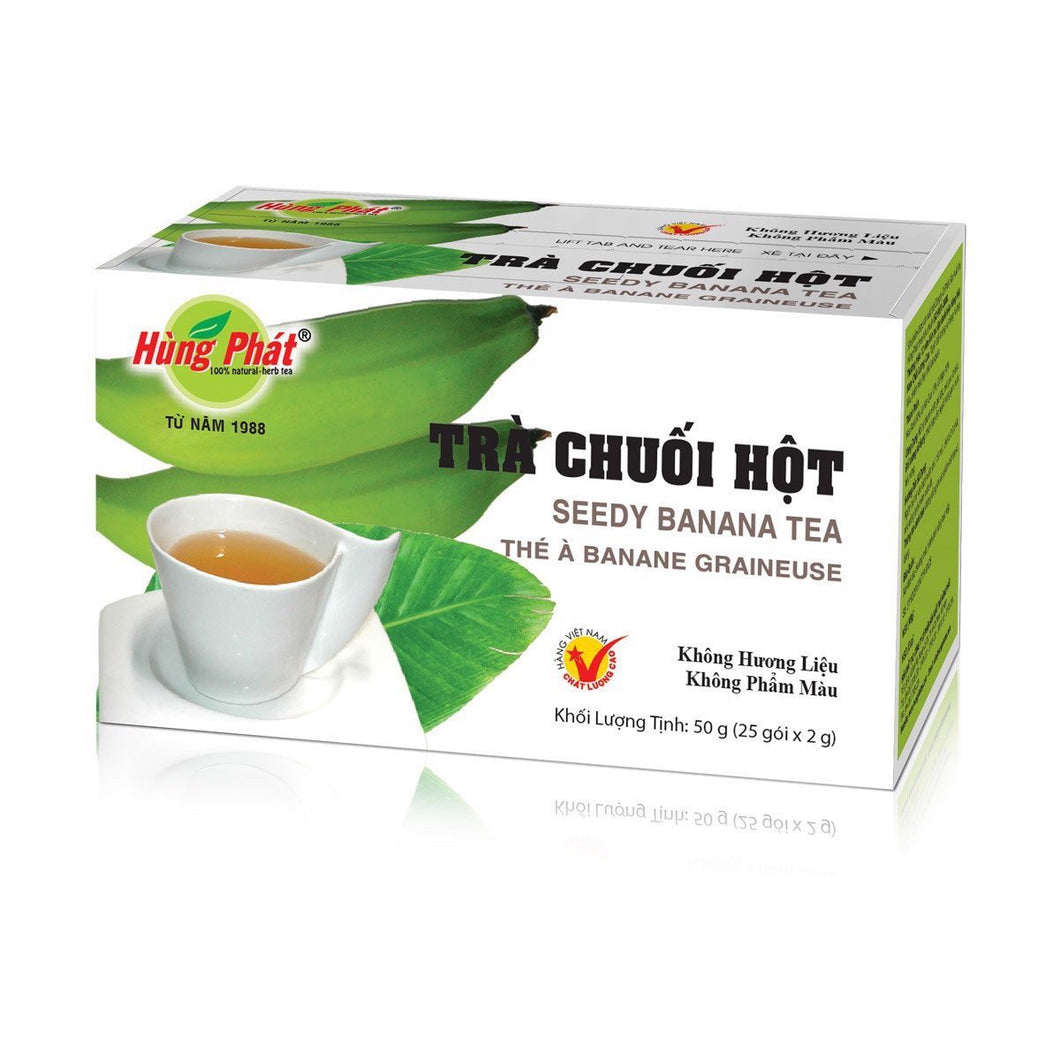 2 Boxs-  Tra Hung Phat - Hung Phat Tea -Trà Chuối Hột - Seedy Banana Tea