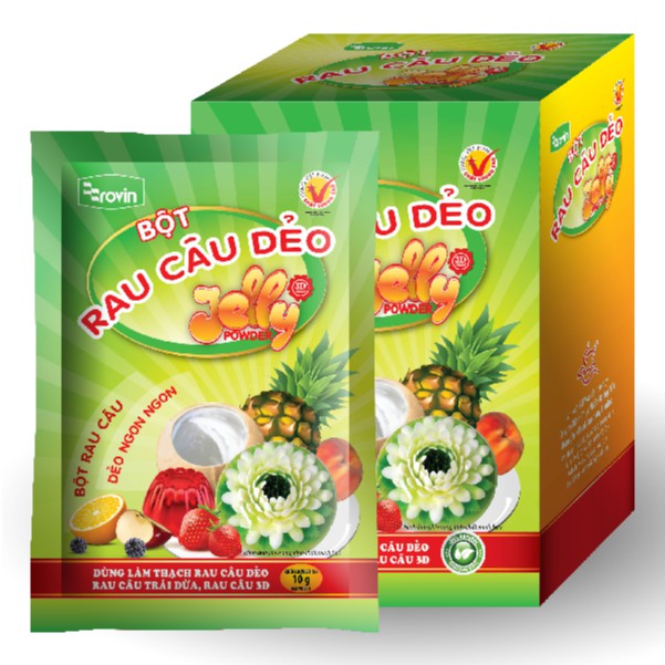 10 packs*Bột Rau Câu Dẻo Hoàng Yến