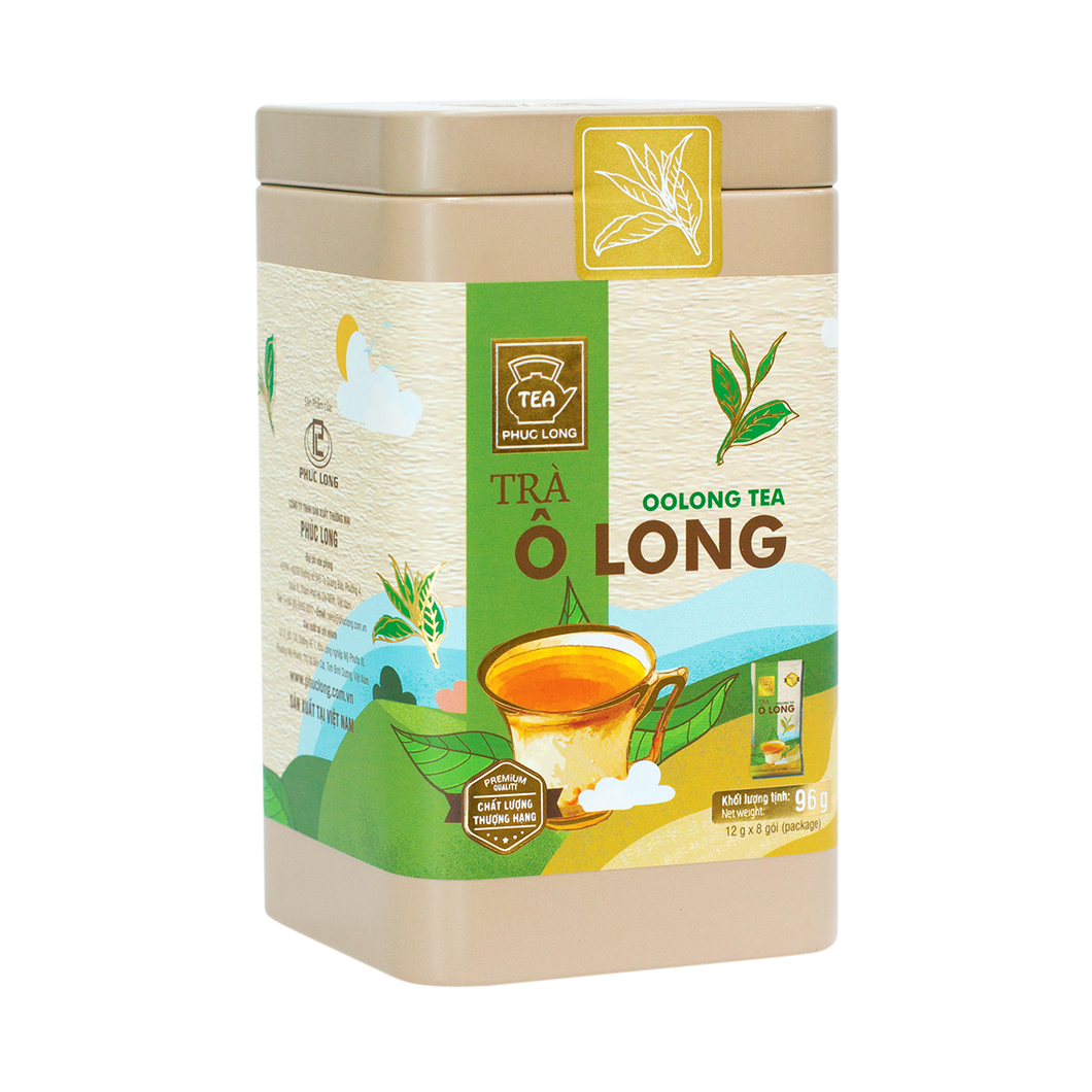 Trà Ô Long Thượng Hạng Phuc Long -Quy cách: 96 g (12 g x 8 gói)