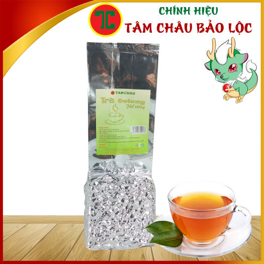 Trà OOlong Phổ Thông Tâm Châu - Trà Oolong Gói Bạc 300GR - Chính hiệu TÂM CHÂU BẢO LỘC