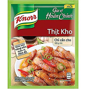 10 packages - Gia Vi Hoan Chinh Knorr - Gia vị Hoàn Chỉnh Knorr Thịt Kho 28g