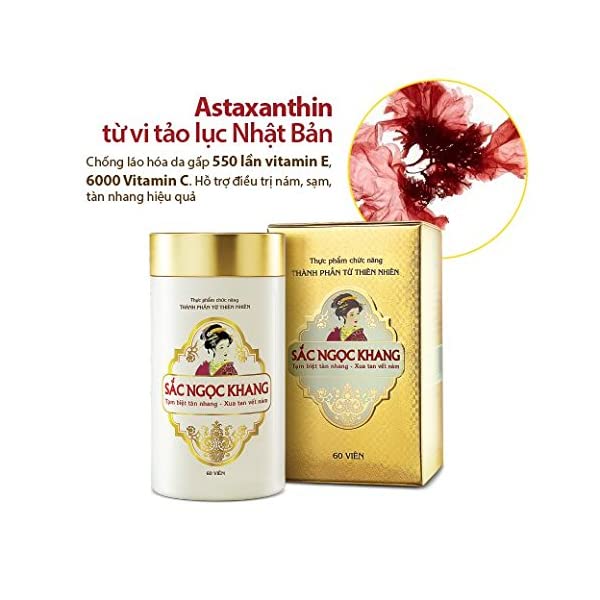 02boxes - 60 caps Sac Ngoc Khang ++ Pigmentation Melasma Freckles - Vien Uong Sac Ngoc Khang ++