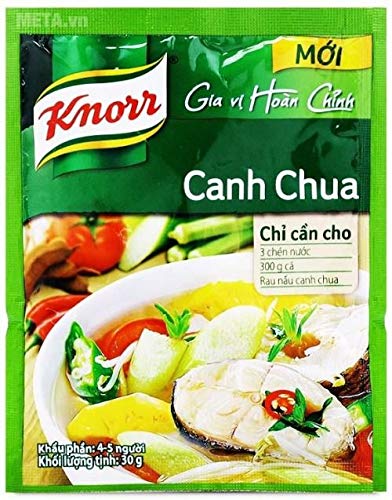 10 packages - Gia Vi Hoan Chinh Knorr - Gia vị Hoàn Chỉnh Knorr Canh Chua 30g