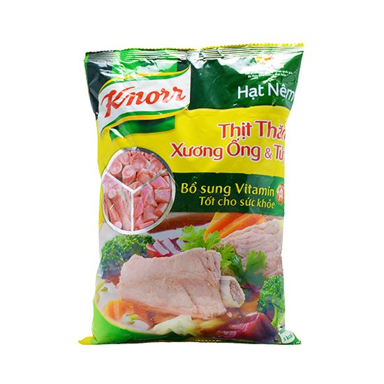 Hạt nêm Knorr Thịt Thăn, Xương Ống Và Tuỷ 50 gram *2packs