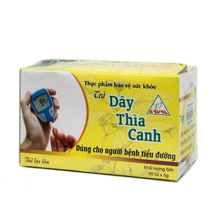 04 Boxs Tra dây thìa canhLava giúp hạ đường huyết, tốt cho người đái tháo đường , người bị tiểu đường - Cao tiểu đường