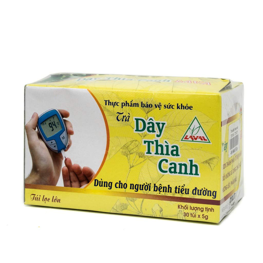 04 Boxs Tra dây thìa canhLava giúp hạ đường huyết, tốt cho người đái tháo đường , người bị tiểu đường - Cao tiểu đường