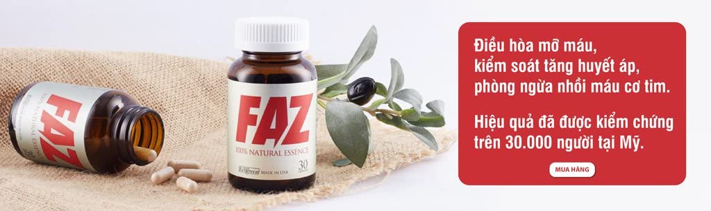 3 Boxes *30 Capsules FAZ 100% Natural Essence - Control Blood Fat - StPaul Brands USA