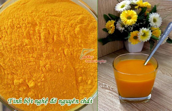 100 Gram TINH BỘT NGHỆ ĐỎ NGUYÊN CHẤT