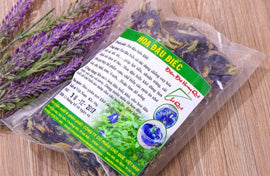 100 Gram HOA ĐẬU BIẾC KHÔ 100% NGUYÊN CHẤT CHUYÊN DÙNG TẠO MÀU