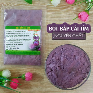 100 Gram BỘT BẮP CẢI TÍM NGUYÊN CHẤT