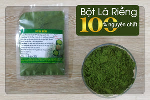 100 Gram BỘT LÁ RIỀNG NGUYÊN CHẤT