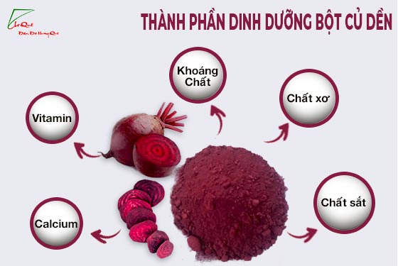 100 Gram BỘT CỦ DỀN NGUYÊN CHẤT
