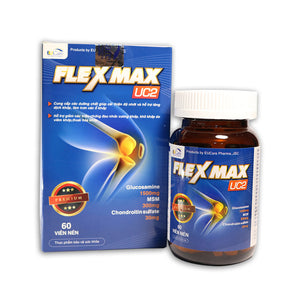 02 Boxs - Viên xương khớp Glucosamine 1500mg Flexmax Hộp 60 viên - Giảm đau nhức mỏi xương khớp, giảm thoái hóa khớp, bổ xương khớp