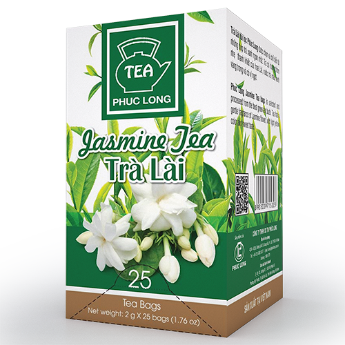 02 Boxs - - Tea Phuc Long -Tea VietNam -  Trà Lài Túi Lọc