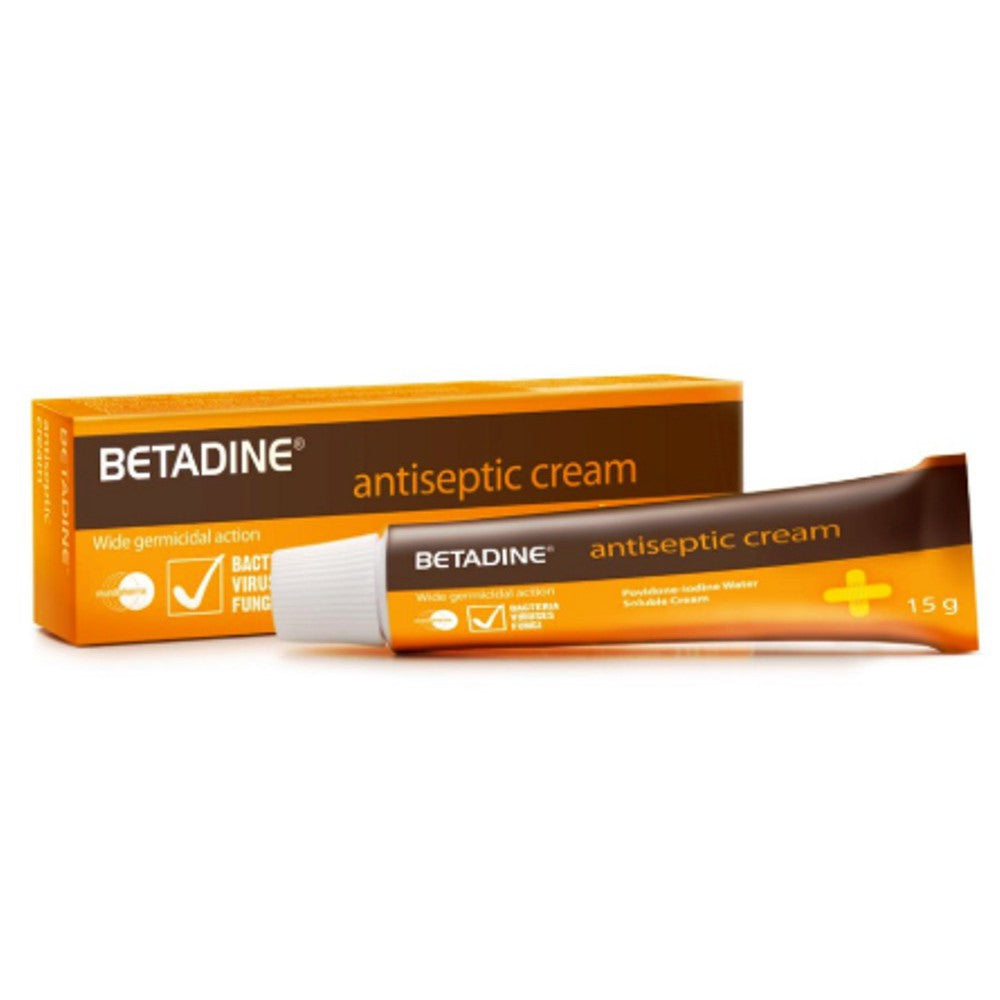 2 Boxs -Betadine cream 5% 15g (Batch)Ma trung