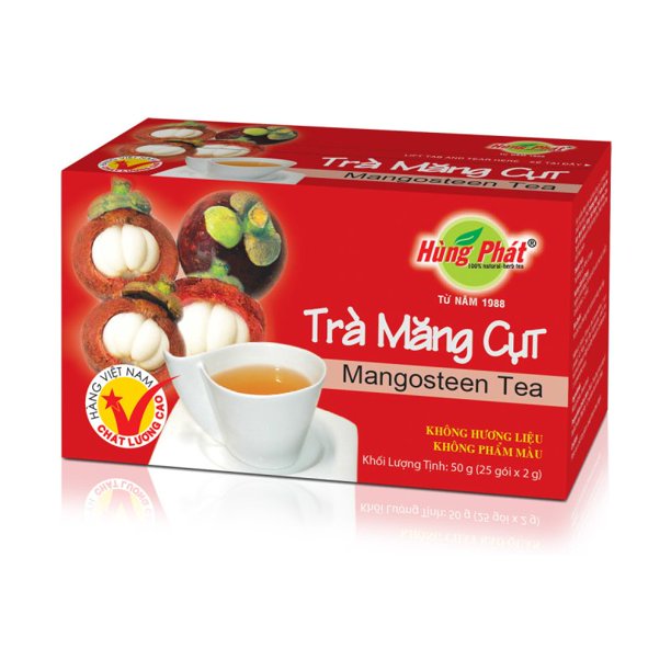 2 Boxs-  Tra Hung Phat - Hung Phat Tea -Trà Măng Cụt - Mangosteen Tea