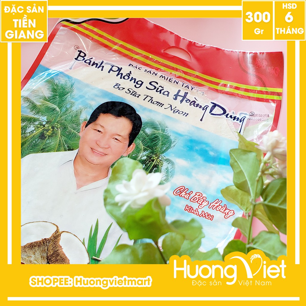 04 Packs *250gram - Bánh tráng sữa Hoàng Dung, bánh tráng sữa sầu riêng đặc biệt, bánh phồng sữa miền tây [TÚI 7 BÁNH]