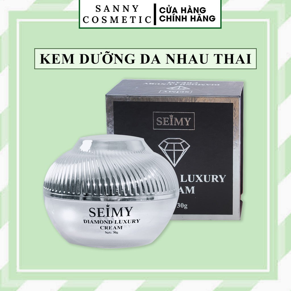 Kem dưỡng da mặt ban đêm face nhau thai Seimy - Diamond Luxury dưỡng trắng , cấp ẩm, mờ nám, giảm mụn