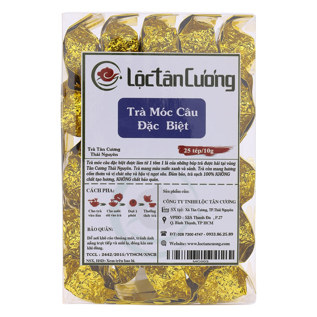 Hộp Trà Móc Câu Đặc Biệt Lộc Tân Cương (25 Tép Nhỏ) - Trà Thái Nguyên