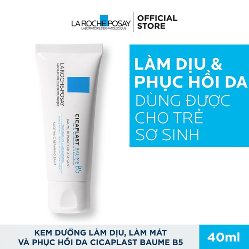 Kem dưỡng làm dịu và phục hồi làn da Cicaplast Baume B5 40ml