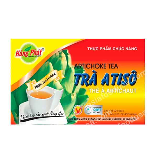 2 Boxs-  Tra Hung Phat - Hung Phat Tea -  Trà Atiso - Artichoke Tea