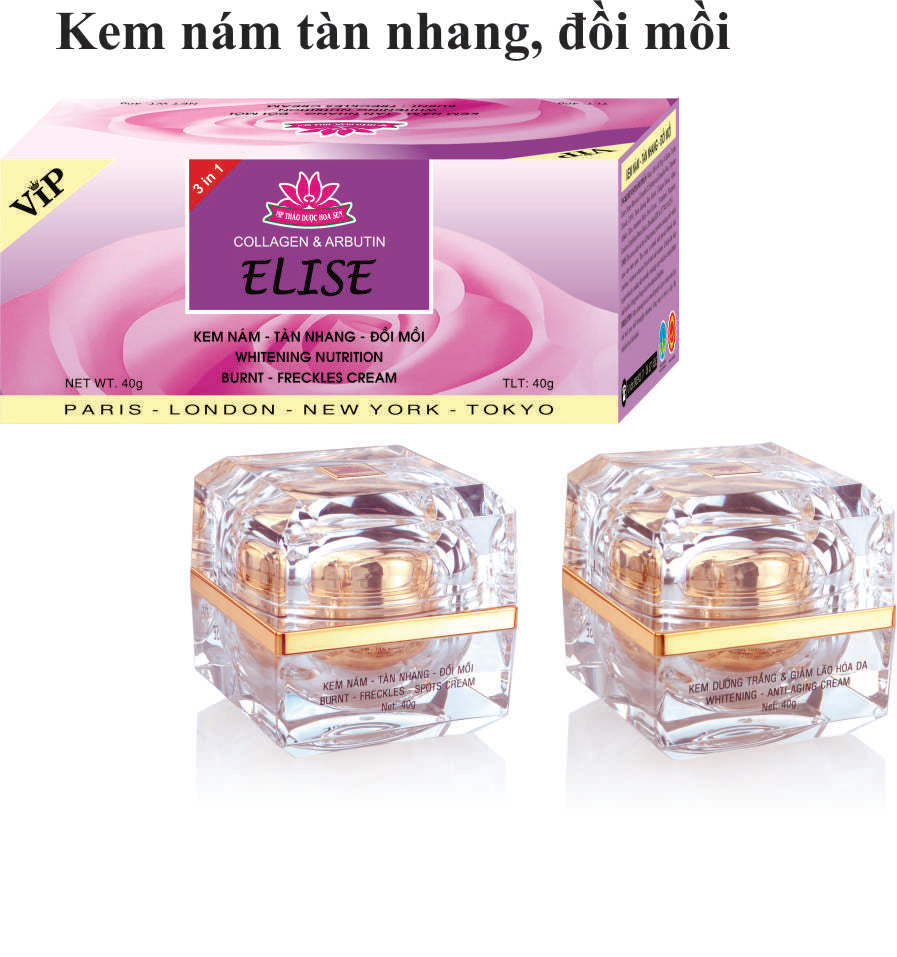 ELISE KEM NÁM, TÀN NHANG, ĐỒI MỒI 40G, (CẶP NGÀY & ĐÊM )