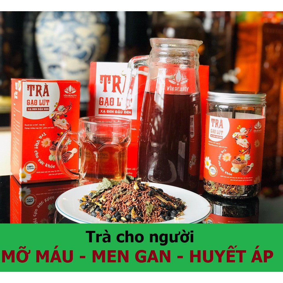 TRÀ GẠO LỨT XẠ ĐEN ĐẬU ĐEN 800