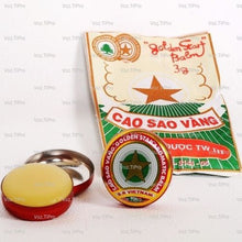 Load image into Gallery viewer, 12 Boxes X 3 Grams (Net Weight), Golden Star Balm, Cao Sao Vang Vietnam, Aromatic Balsam
