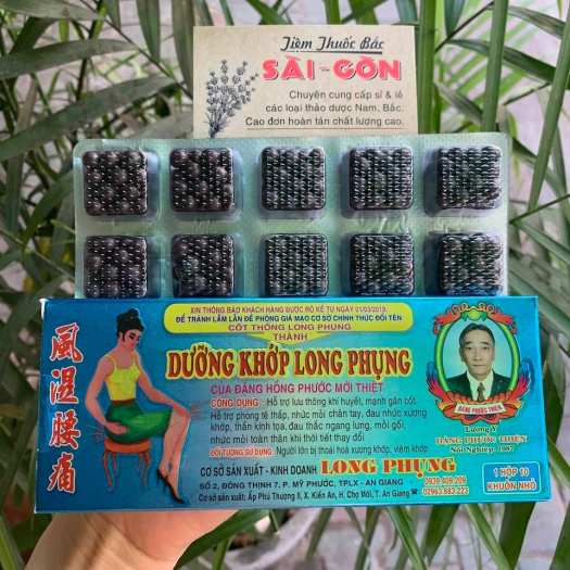 04 Boxs*10 tablets - Cốt Thống Long Phụng - Dưỡng Khớp Long Phụng