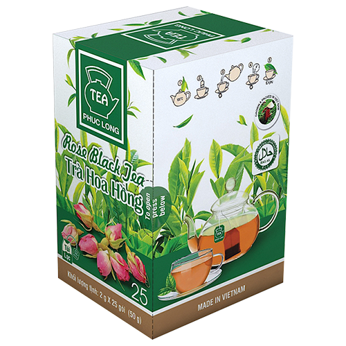 02 Boxs - Trà Hoa Hồng Túi Lọc