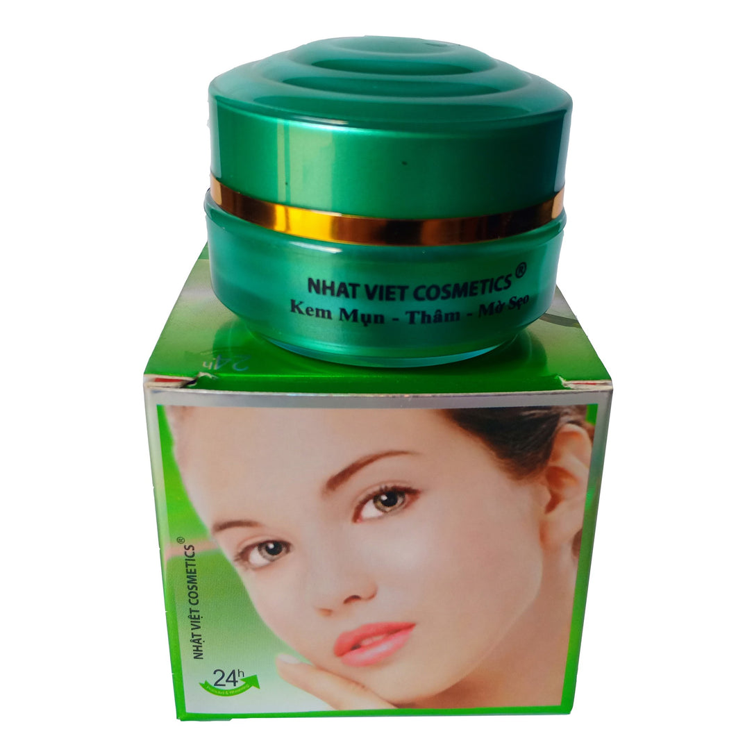 02 Boxs - Kem trị mụn, Xóa thâm, Mờ sẹo Nhật Việt Cosmetics (13g)