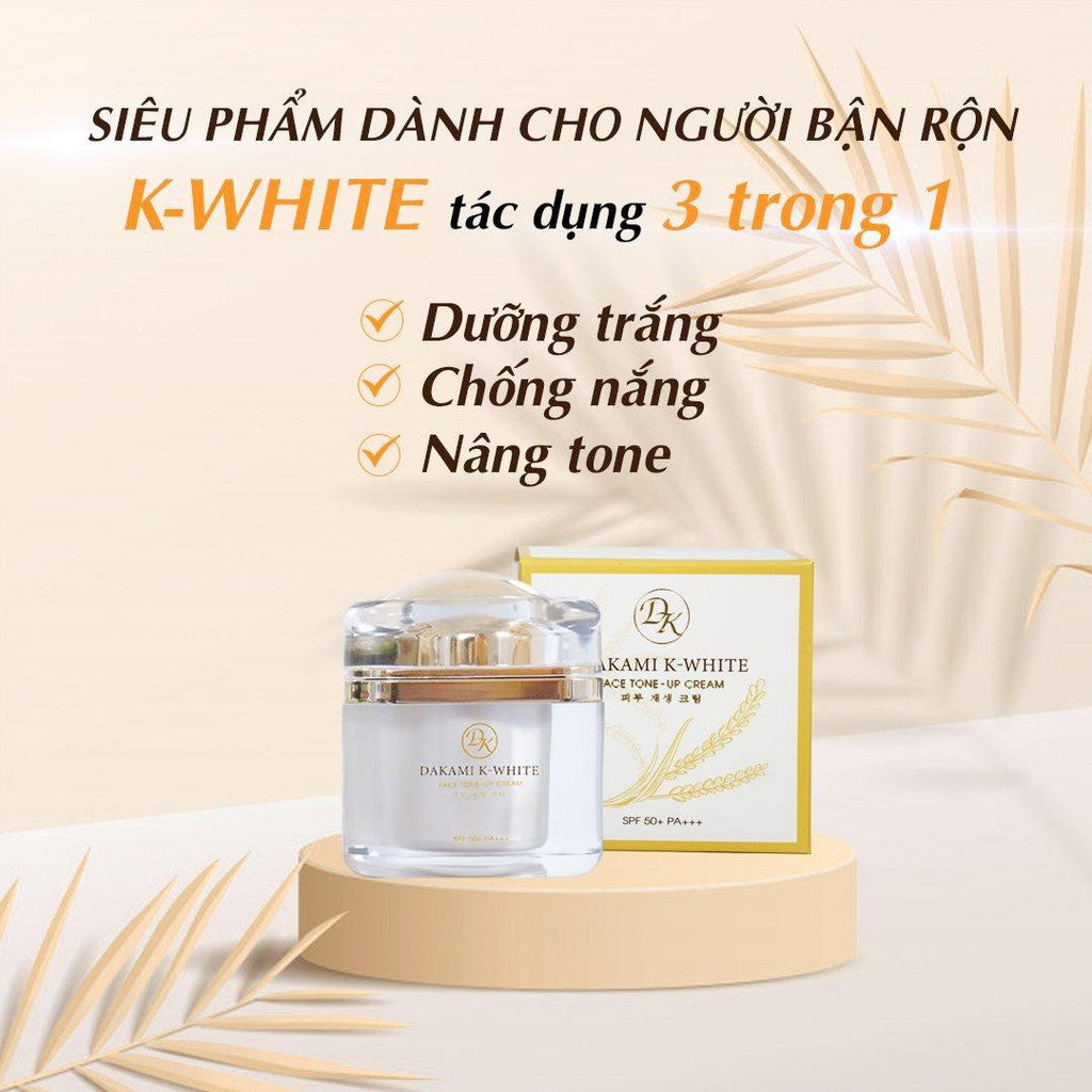 01 Box Kem DAKAMI K WHITE chống lão hóa Công Nghệ HÀN QUỐC
