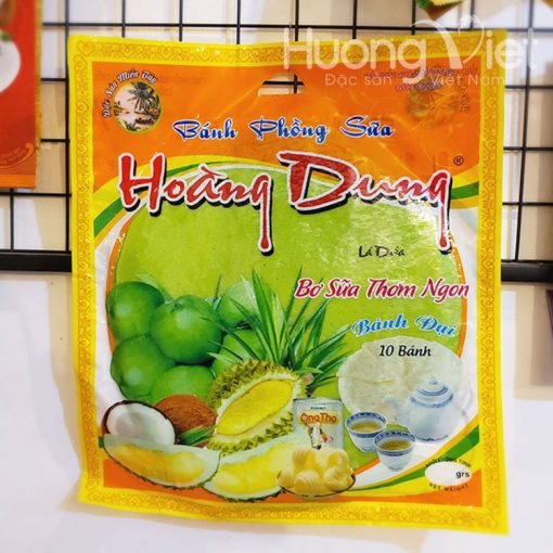 02 Packs *Bánh phồng sữa lá dứa Hoàng Dung 480g/pack
