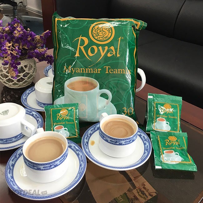 02 bag - Trà Sữa Hòa Tan Royal Myanmar Teamix Royal010600 (30 Gói/bag)