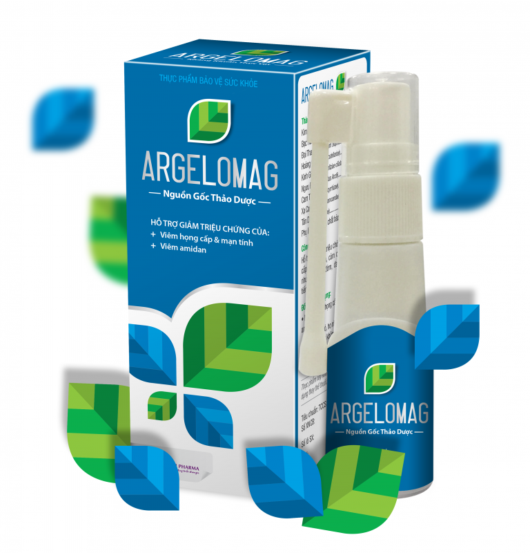 02 Boxs - Chai xịt khoang miệng Argelomag