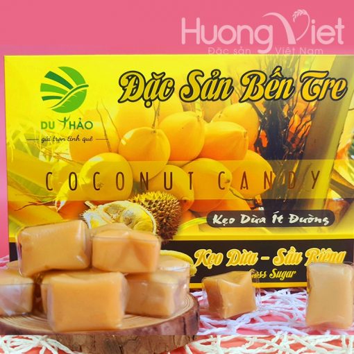 Kẹo dừa sầu riêng ít đường cao cấp Du Thảo 400g* 2 Packs